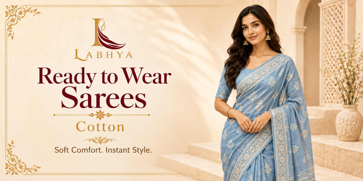 READY TO WEAR SAREES COTTON