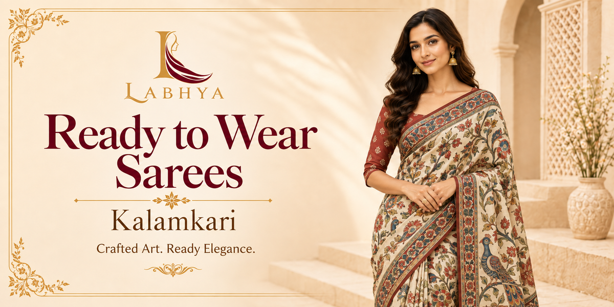 READY TO WEAR SAREES KALAMKARI
