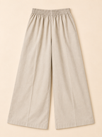 CREAM WHITE STRAIGHT LINE CO-ORD SET FOR DAY EVENT