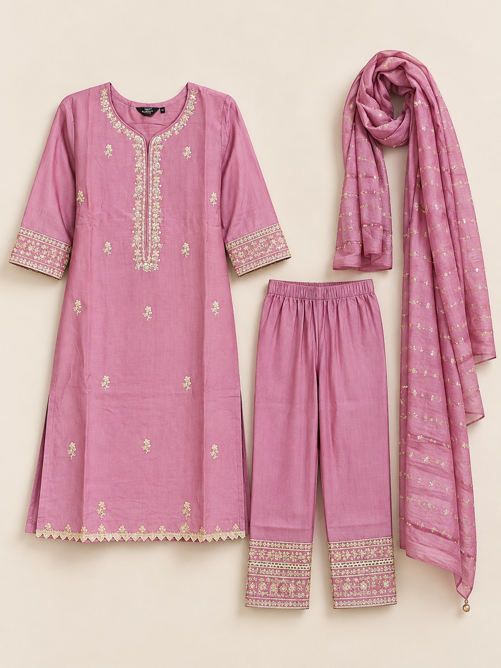 LAVENDER KURTA SET FOR FESTIVE SEASON