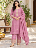 LAVENDER KURTA SET FOR FESTIVE SEASON