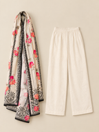 CREAM WHITE KURTA SET FOR FESTIVAL