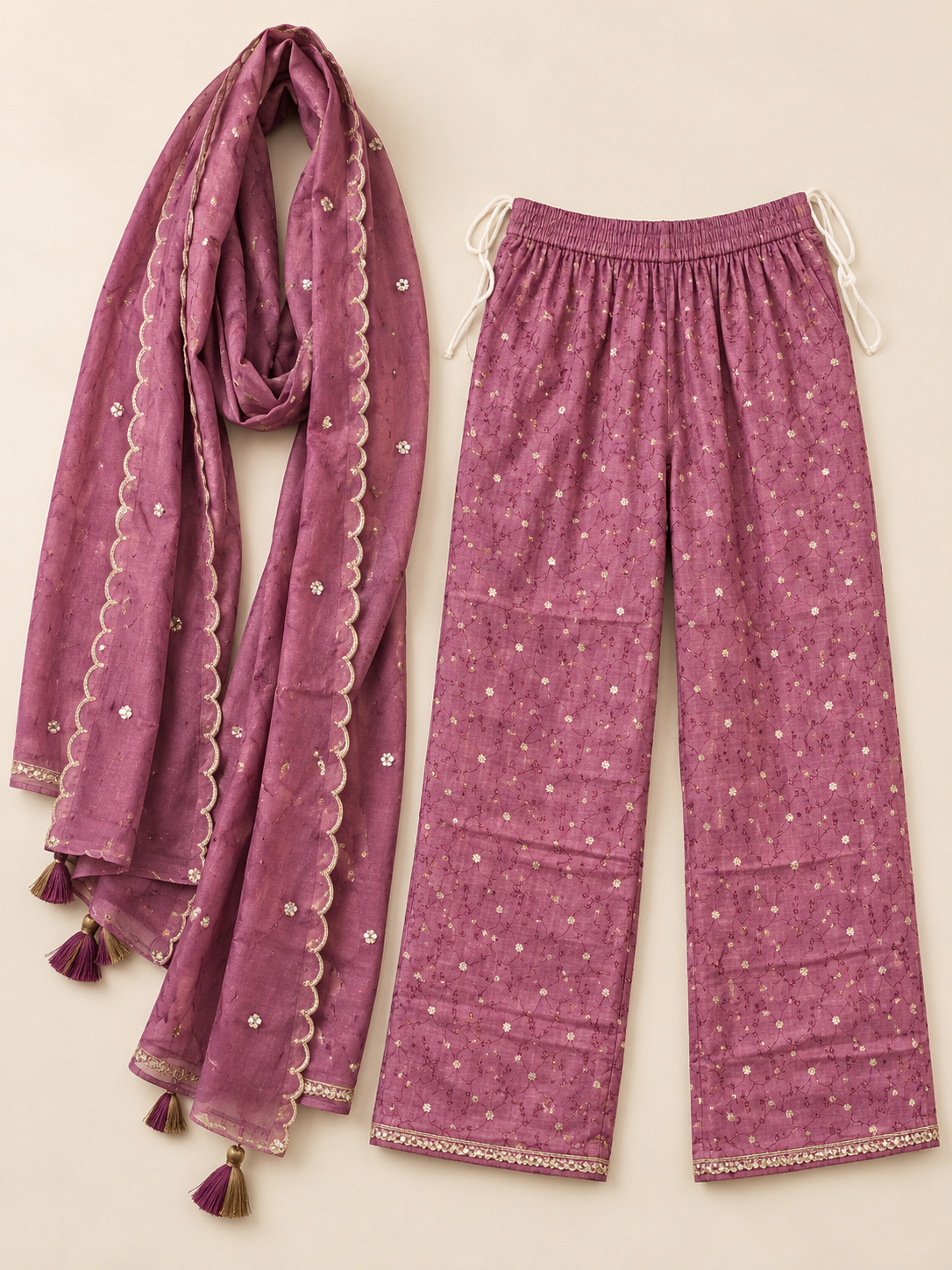 LAVENDOR KURTA SET FOR FESTIVE SEASON