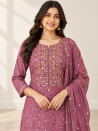 LAVENDOR KURTA SET FOR FESTIVE SEASON