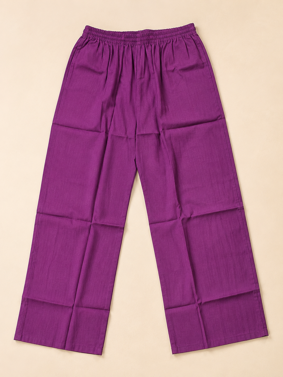 PURPLE STRAIGHT LINE COTTON KURTA WITH PANT FOR FESTIVAL