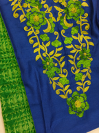 BLUE COTTON STRAIGHT LINE KURTA FOR OFFICE WEAR