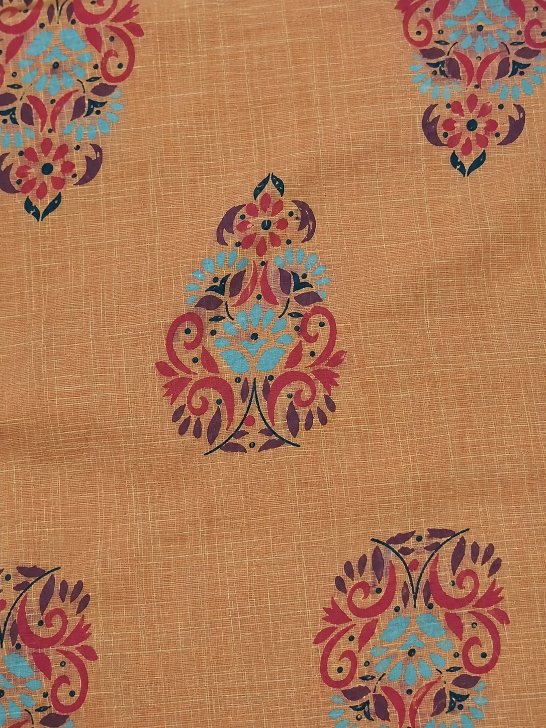 ORANGE STRAIGHT LINE KURTA FOR CASUAL WEAR