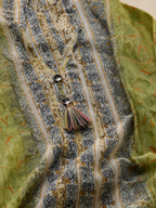GREEN COTTON STRAIGHT LINE KURTA FOR CASUAL OUTING