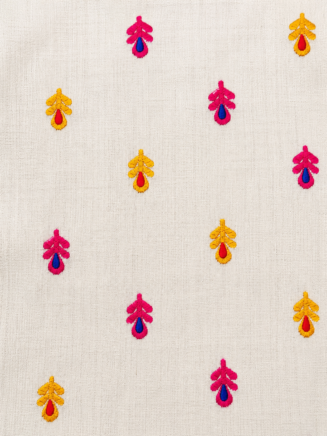 WHITE COTTON STRAIGHT LINE KURTA FOR EVERYDAY