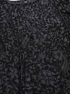 BLACK COTTON STRAIGHT LINE KURTA FOR CASUAL WEAR