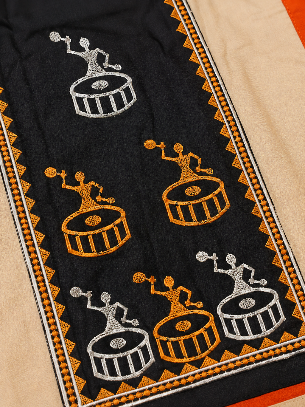 ORANGE COTTON STRAIGHTLINE KURTA FOR CASUAL WEAR