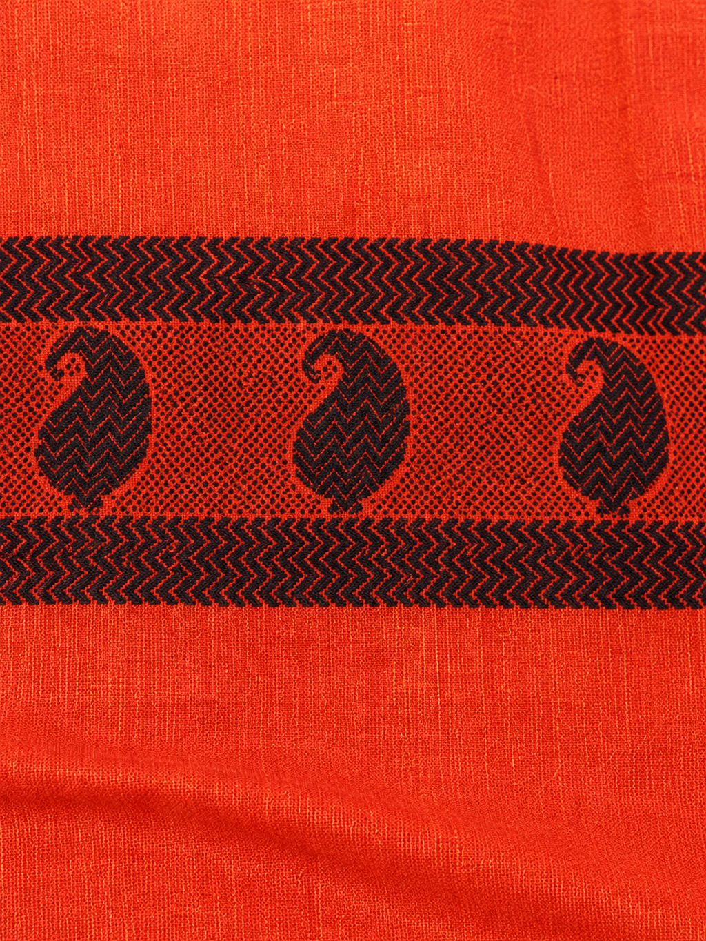 ORANGE COTTON STRAIGHTLINE KURTA FOR CASUAL WEAR
