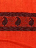 ORANGE COTTON STRAIGHTLINE KURTA FOR CASUAL WEAR