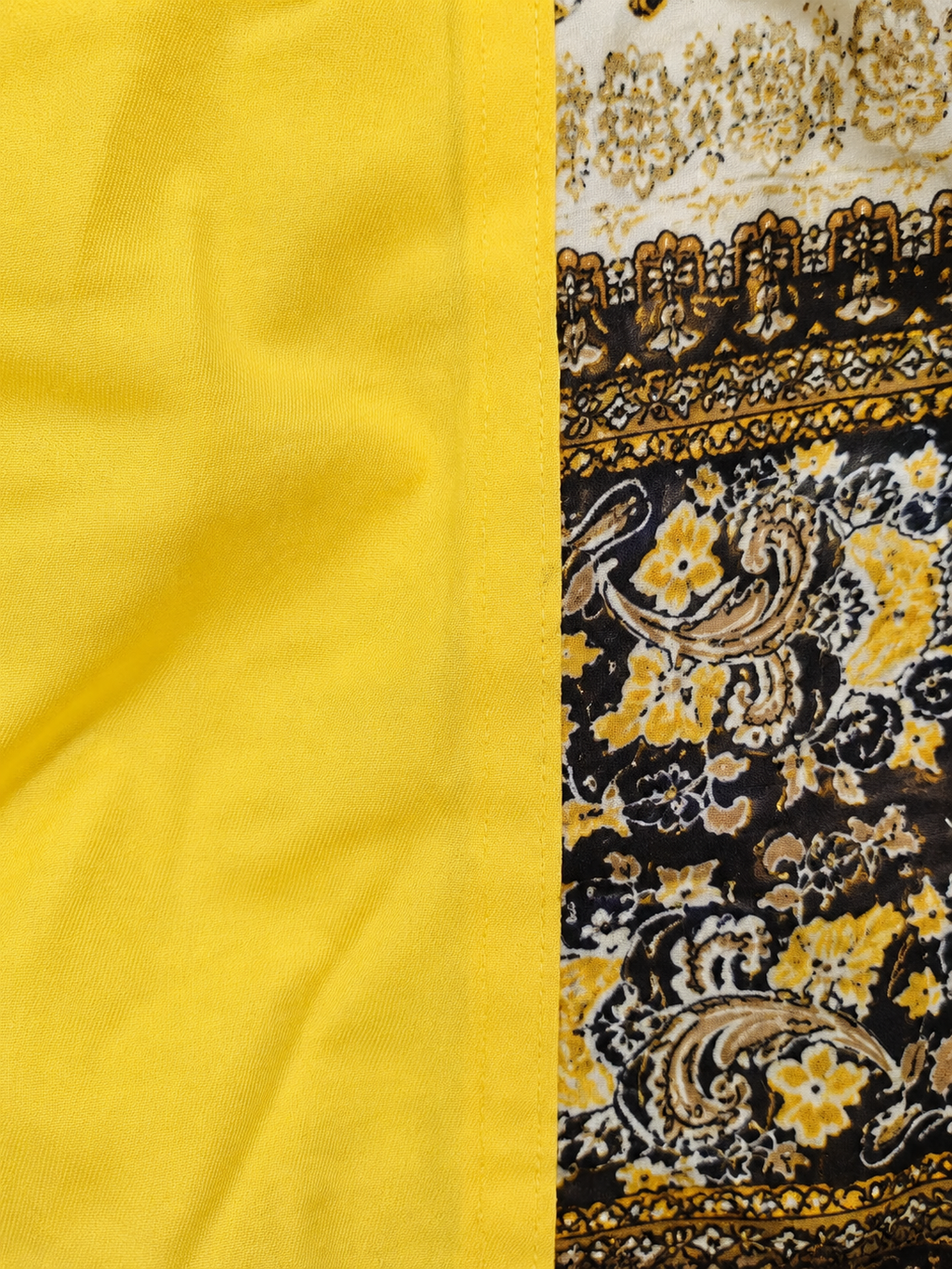 YELLOW COTTON STRAIGHTLINE KURTA FOR CASUAL WEAR