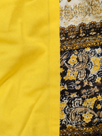 YELLOW COTTON STRAIGHTLINE KURTA FOR CASUAL WEAR