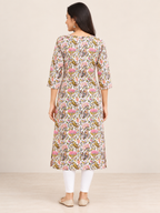 MULTI COLOR COTTON STRAIGHTLINE KURTA FOR CASUAL WEAR