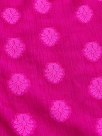 PINK NYLON STRAIGHTLINE KURTA FOR CASUAL WEAR