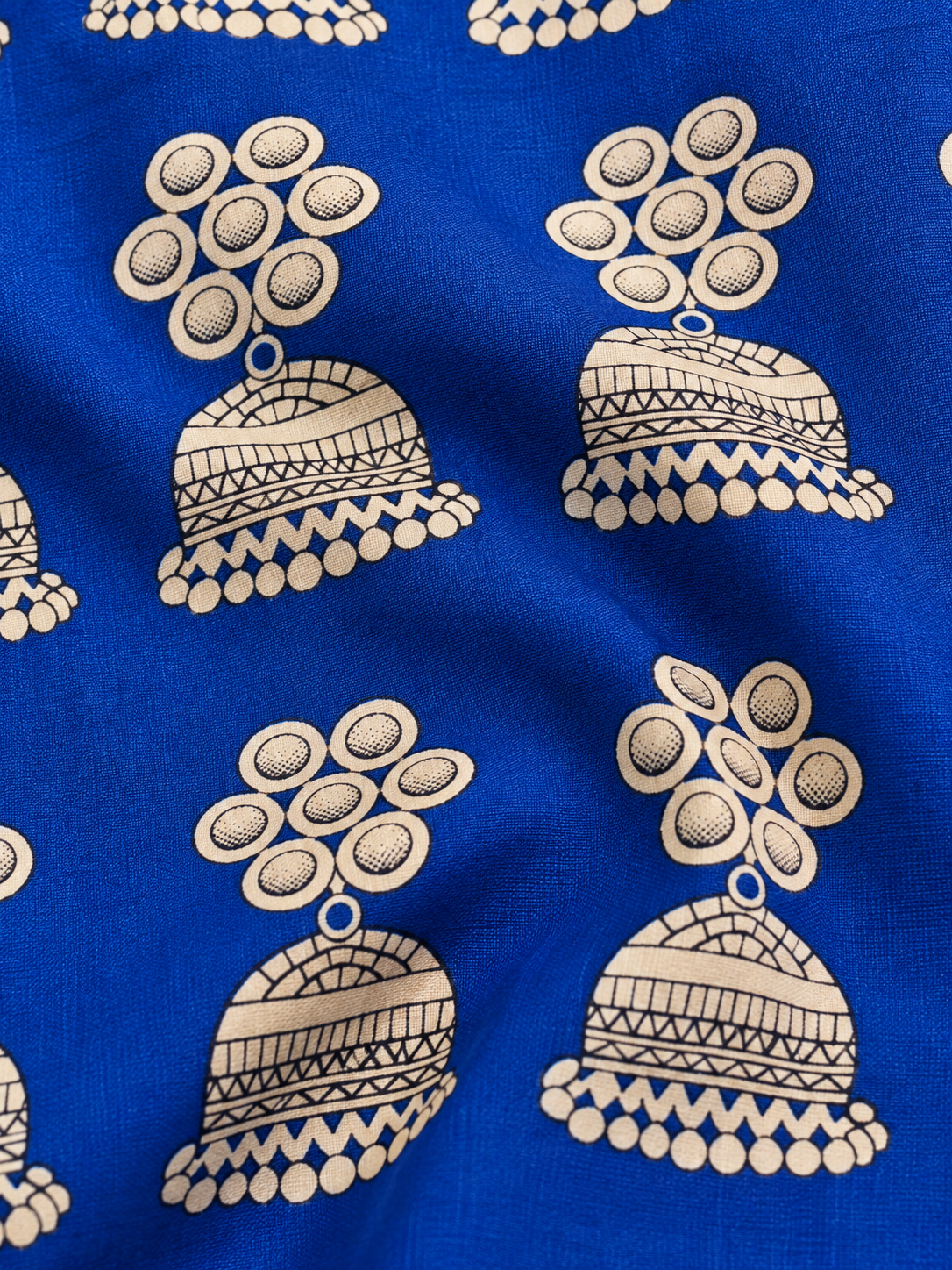 BLUE NYLON STRAIGHTLINE KURTA FOR CASUAL WEAR