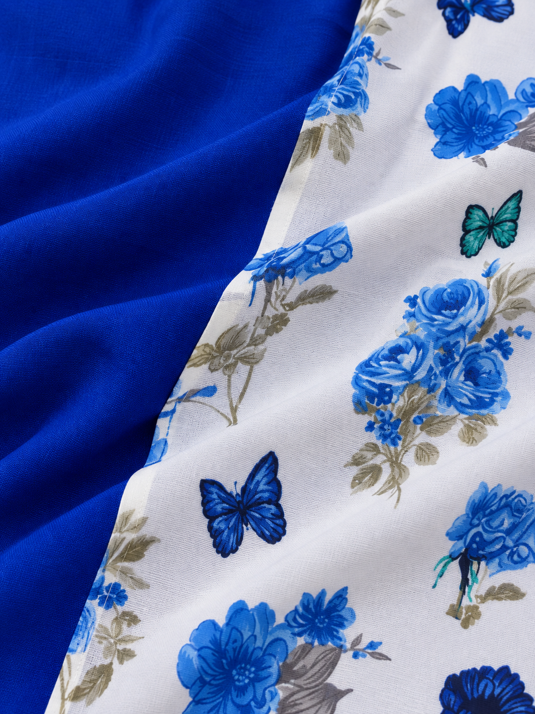BLUE NYLON STRAIGHTLINE KURTA FOR CASUAL WEAR