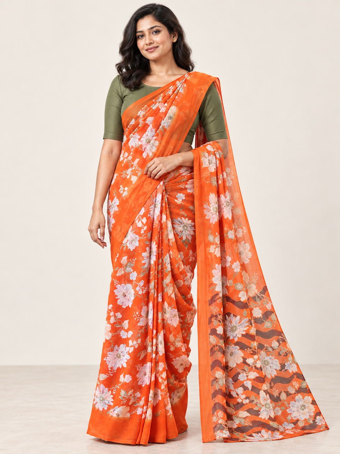 READY TO WEAR SAREE FOR CASUAL WEARING