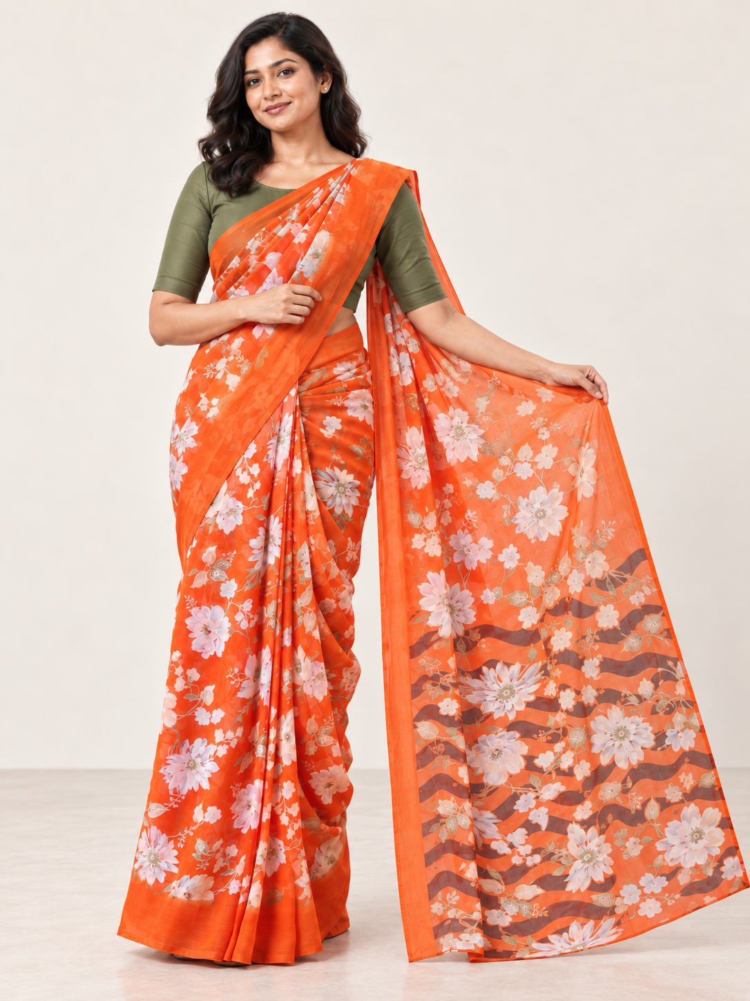 READY TO WEAR SAREE FOR CASUAL WEARING