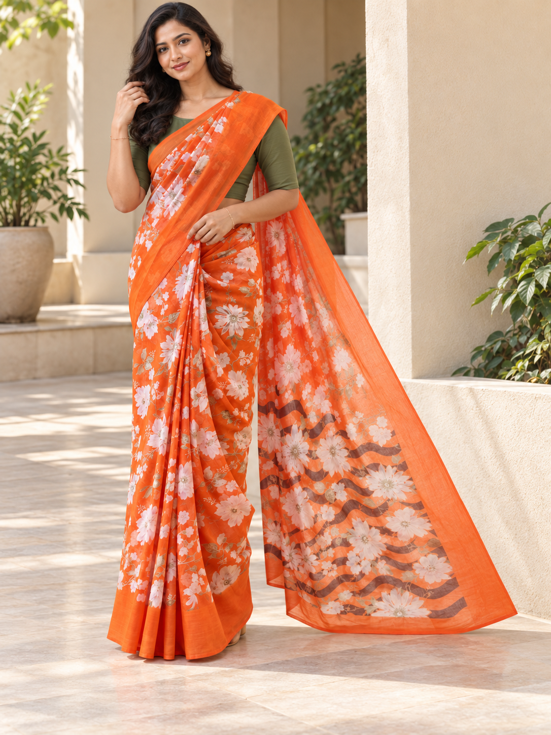 READY TO WEAR SAREE FOR CASUAL WEARING